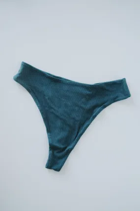 highwaist thong - emerald