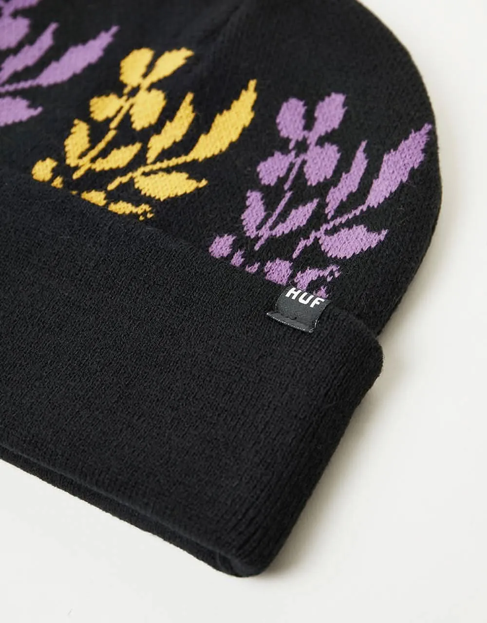 HUF Blossom Beanie - Black