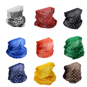 Infinity Scarf Reusable Bandana Face UV Protection for Men and Women Assorted Colors