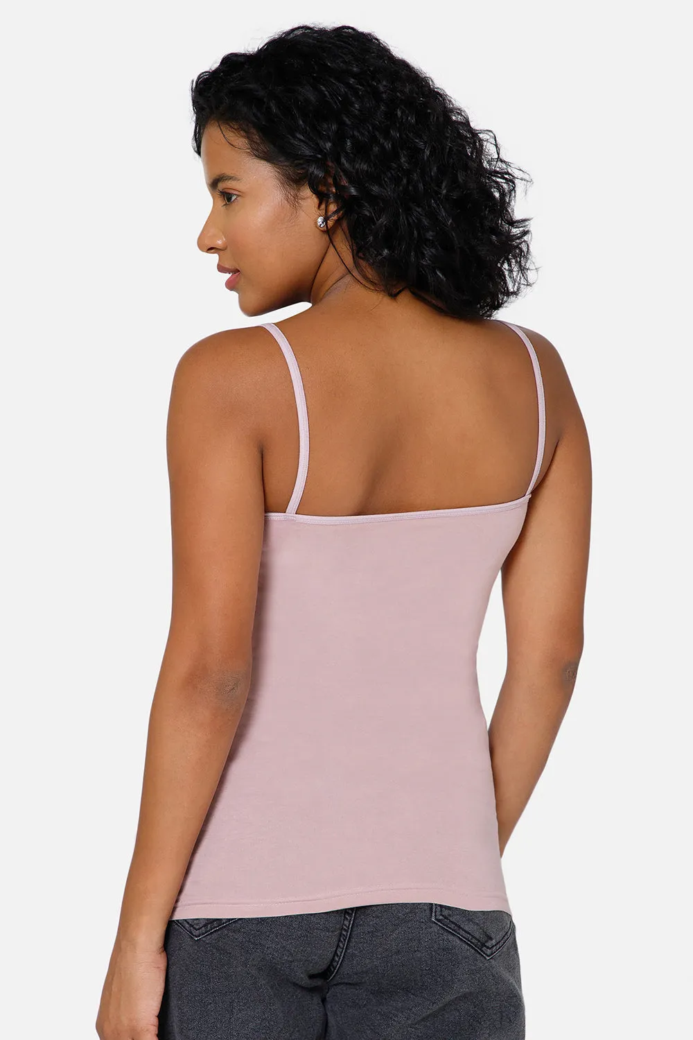 Intimacy Full Coverage Cotton Slip Camisole – IN08 | Non-Padded & Wire-Free Comfort Design