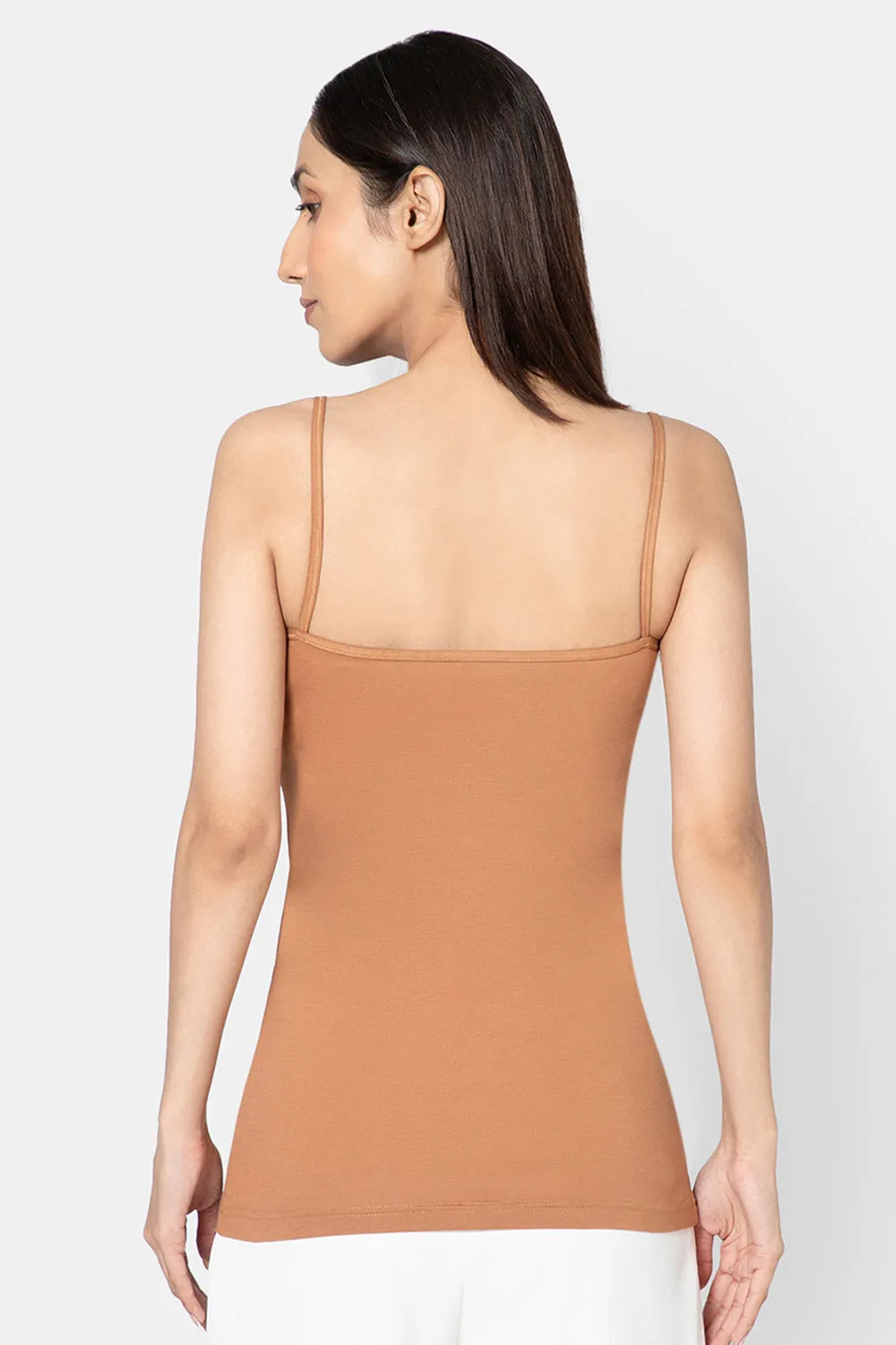 Intimacy Full Coverage Cotton Slip Camisole – IN08 | Non-Padded & Wire-Free Comfort Design