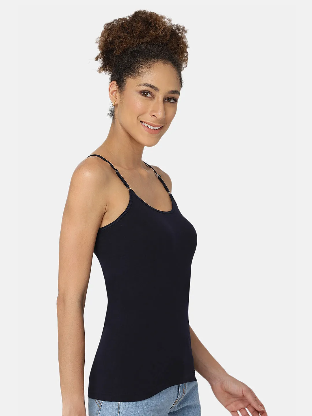 Intimacy Full Coverage Cotton Slip Camisole – IN08 | Non-Padded & Wire-Free Comfort Design