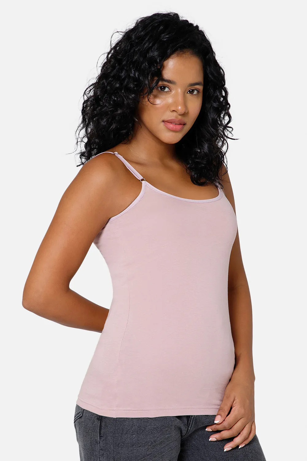 Intimacy Full Coverage Cotton Slip Camisole – IN08 | Non-Padded & Wire-Free Comfort Design