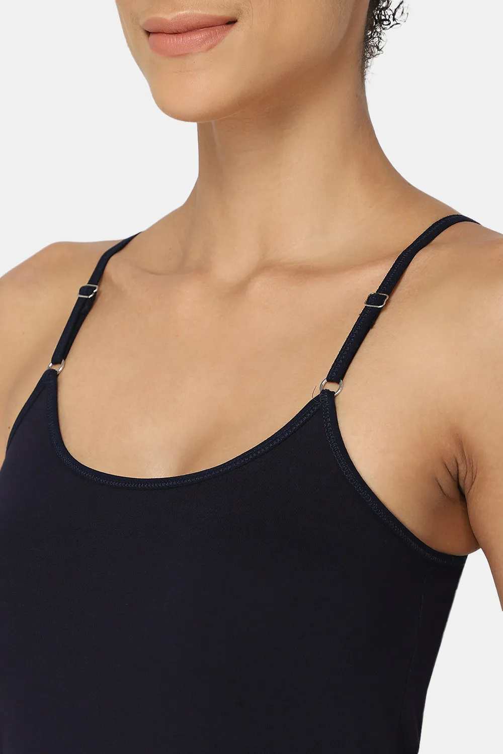 Intimacy Full Coverage Cotton Slip Camisole – IN08 | Non-Padded & Wire-Free Comfort Design