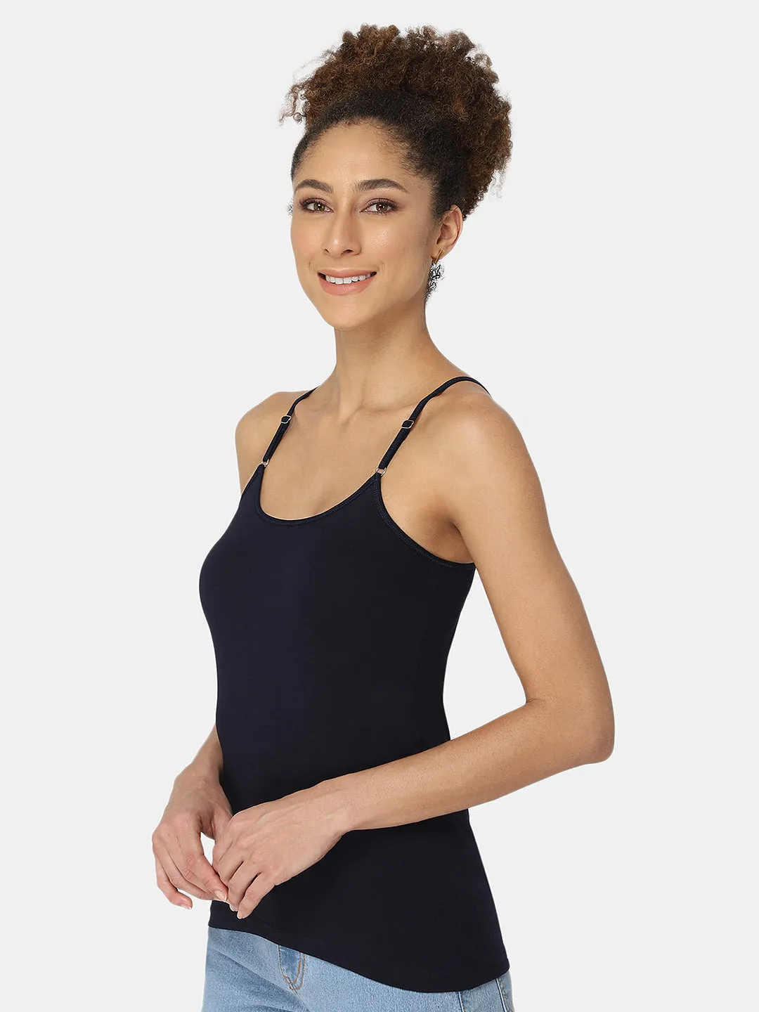 Intimacy Full Coverage Cotton Slip Camisole – IN08 | Non-Padded & Wire-Free Comfort Design