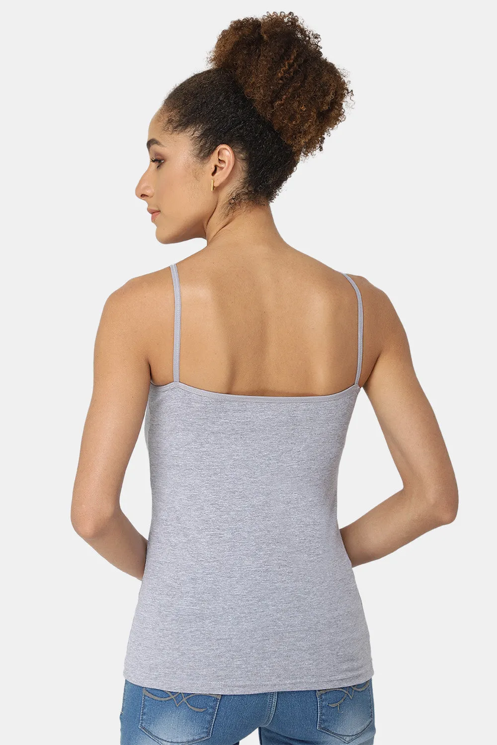 Intimacy Full Coverage Cotton Slip Camisole – IN08 | Non-Padded & Wire-Free Comfort Design