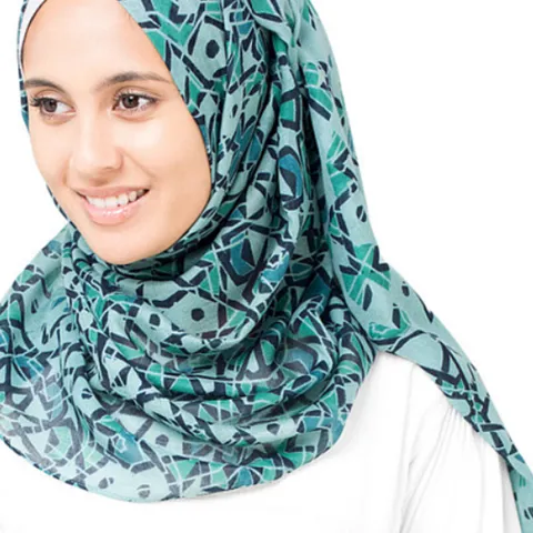 Islamic Geometric Motif Hijab