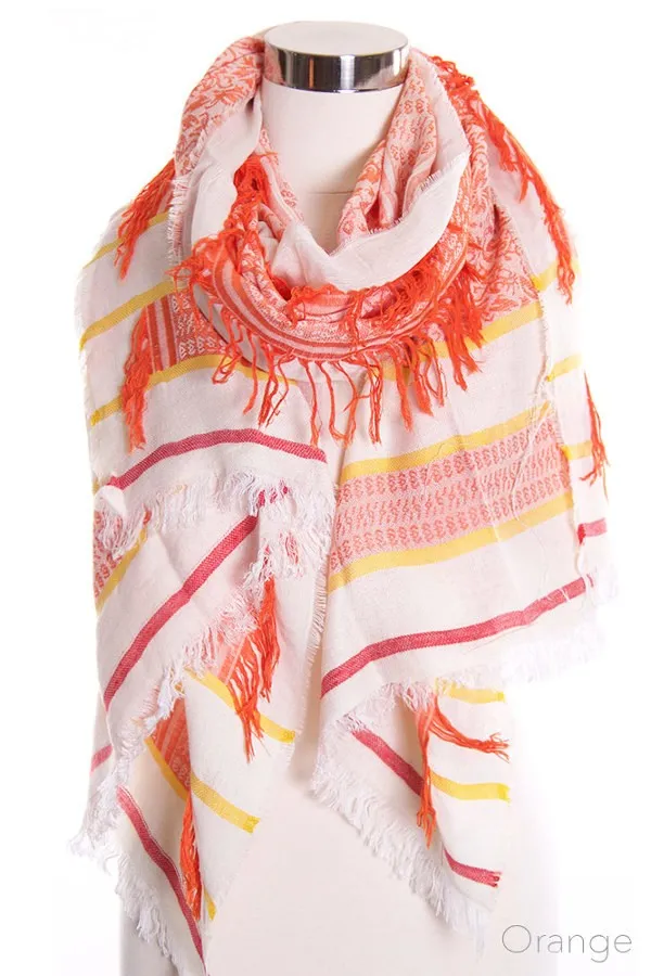 Jacquard Cotton Scarf