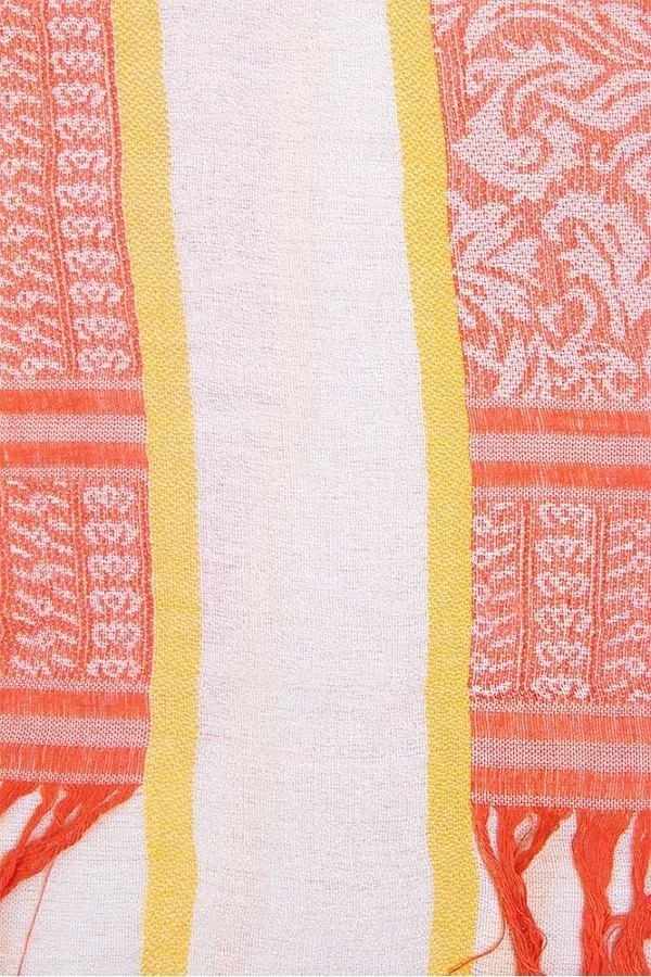 Jacquard Cotton Scarf