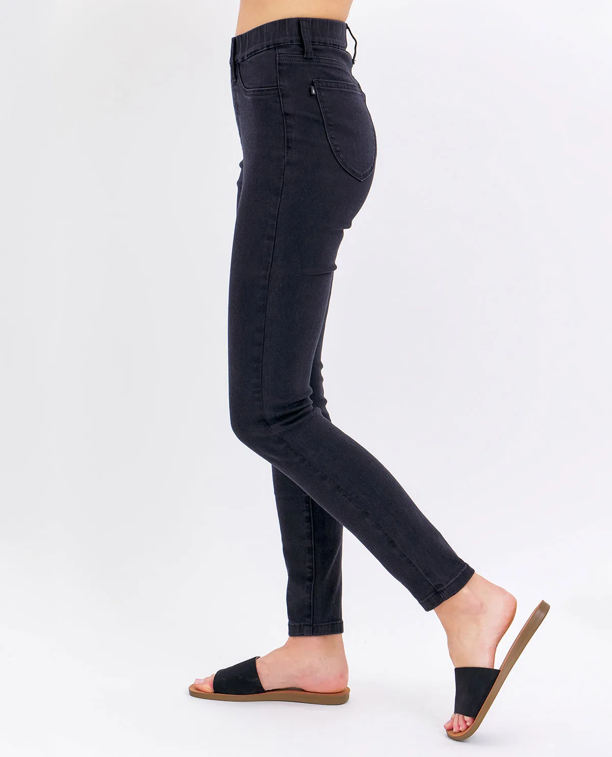 Judy Blue Plus High Waist Skinny Jean with Shield Pockets