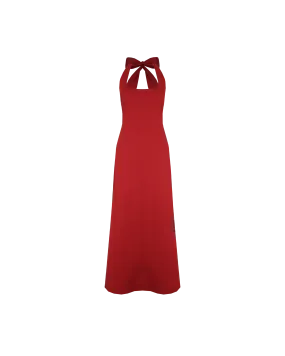 JULES HALTER MAXI DRESS SANGRIA