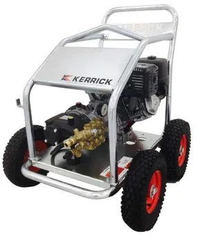 Kerrick PP4012-10C Pro Super Four Wheel 13HP Honda Powered 4000PSI Hot Water Industrial Pressure Washer