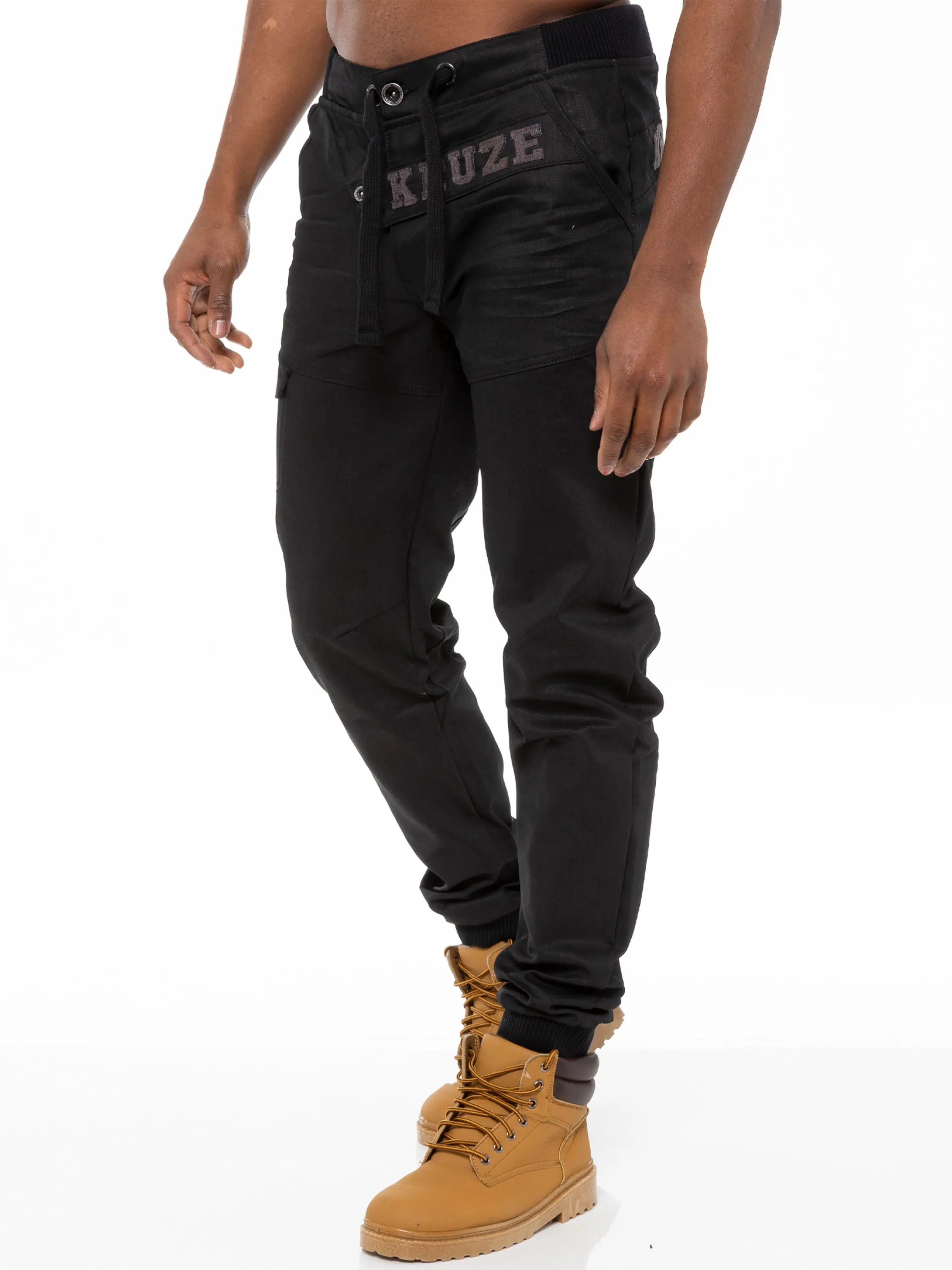 Kruze | Mens Denim Cuffed Jeans