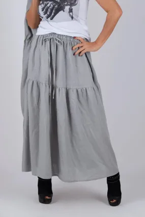 Linen Flounces skirt EUGF