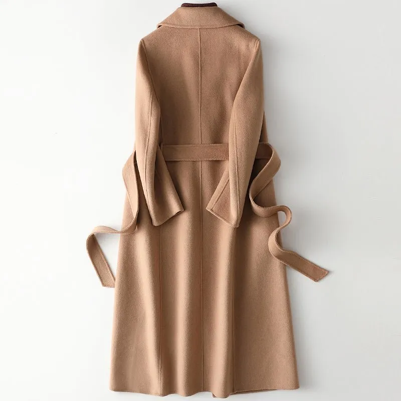 M2k Trends Affordable Woolen Overcoat Women's Fashion