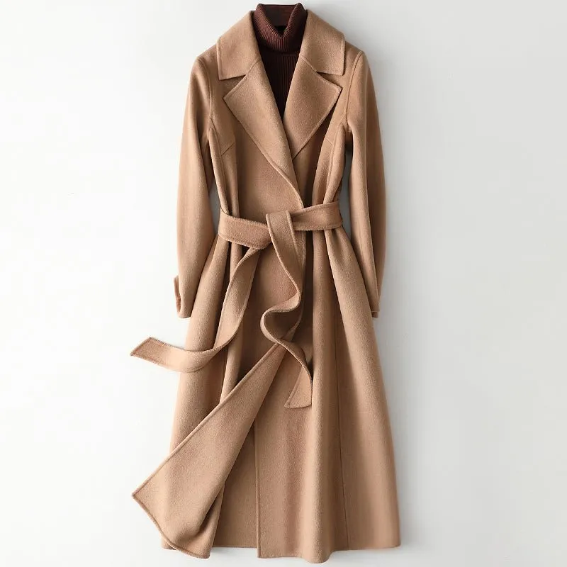 M2k Trends Affordable Woolen Overcoat Women's Fashion