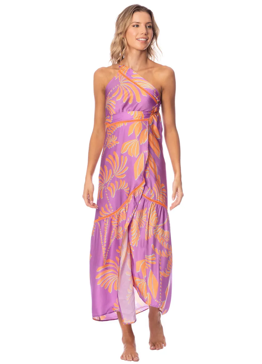 Maaji Lilac Ferns Autumnally Long Skirt