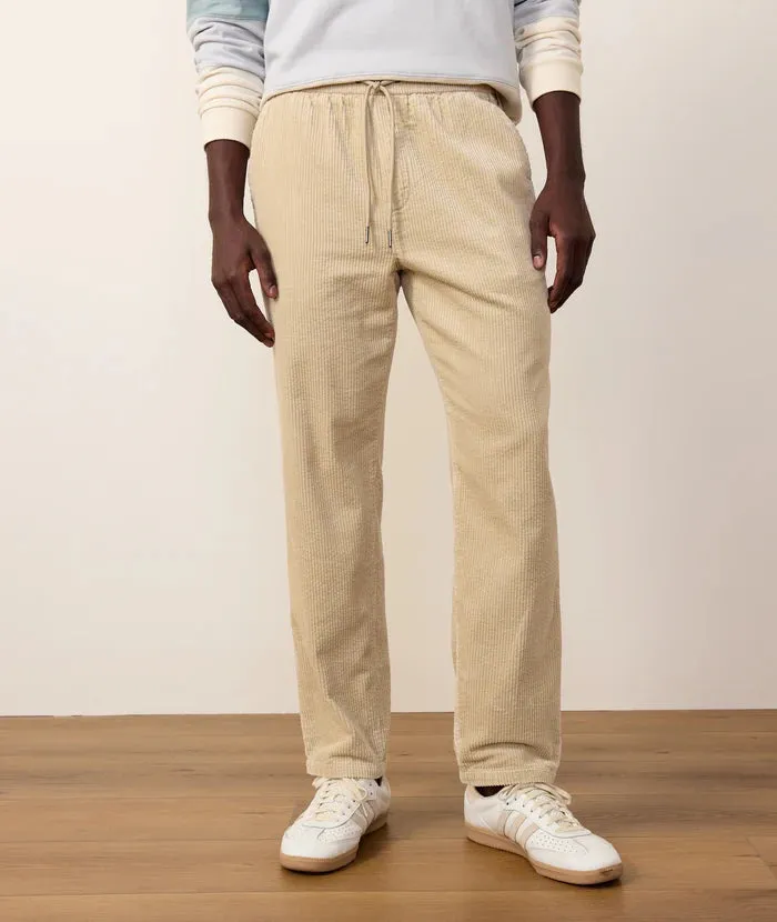 Marine Layer Saturday Relaxed Corduroy Pant in Ankle Length