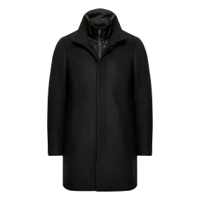 Matinique Harvey Wool Coat Black