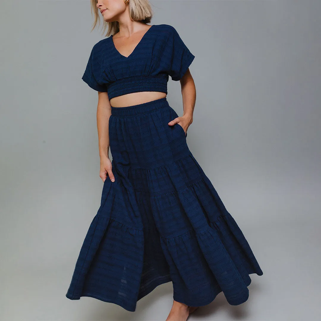 Maxi Skirt, Navy