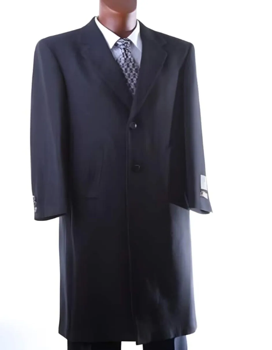 Men's Long Wool Topcoat | Ankle Length