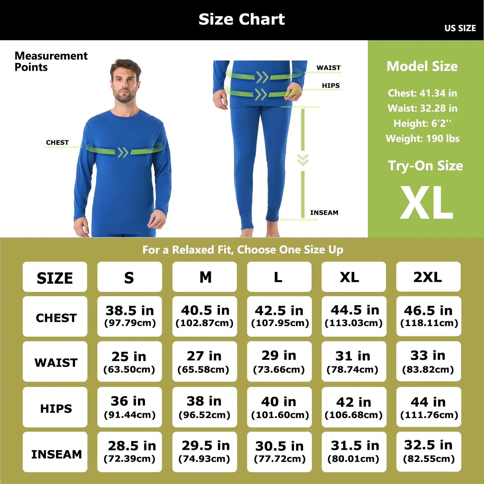 Men's Merino 200g Thermal Base Layer Set Midnight Blue