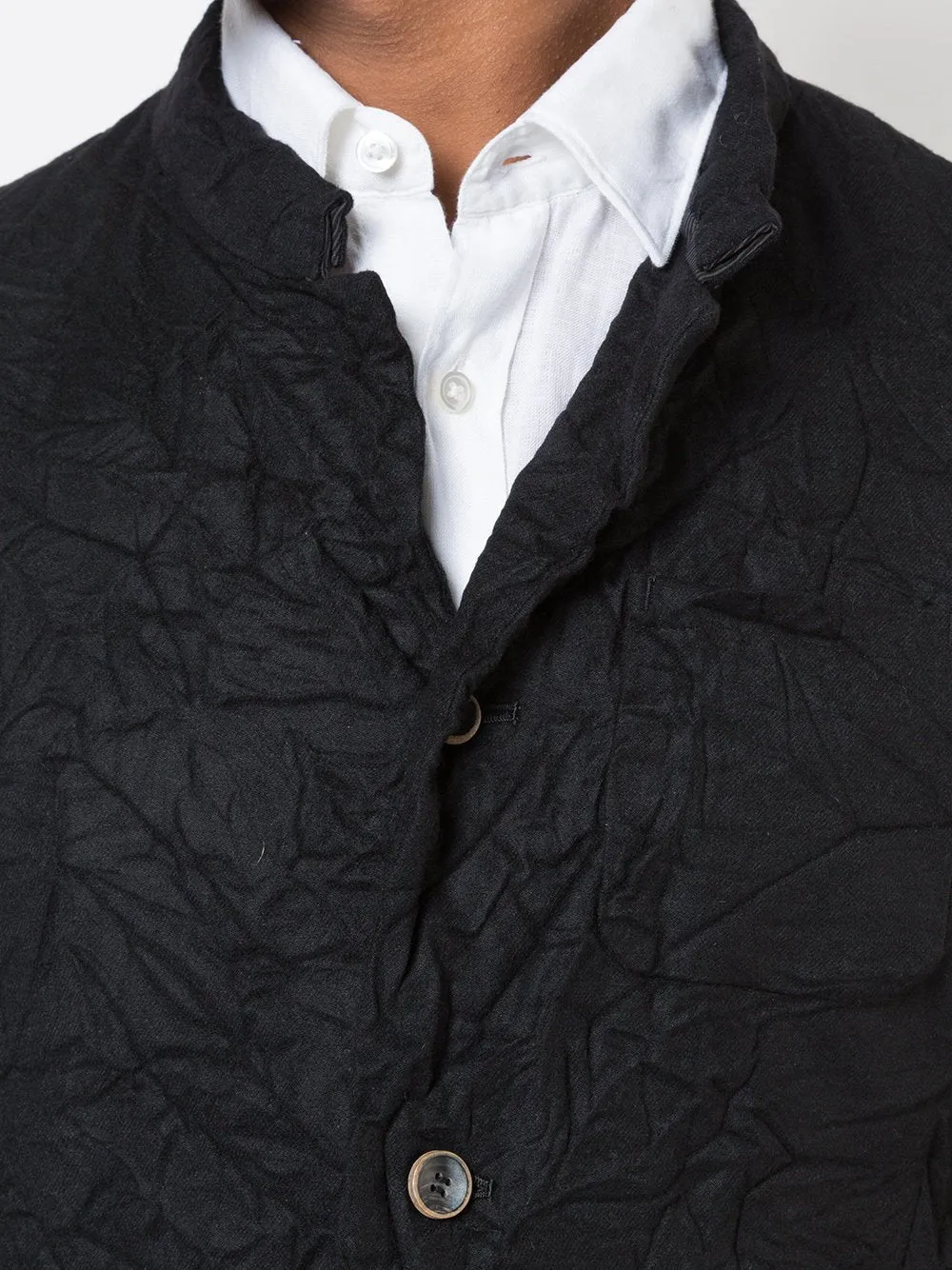 Milled Silk Cashmere Pocket Coat