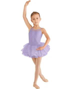 Mirella Mesh Back Yoke Camisole Tutu Ballet Dress - M409C Girls