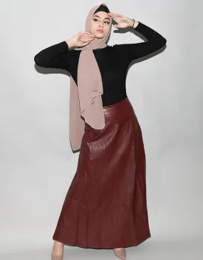 Modish Leather Skirt