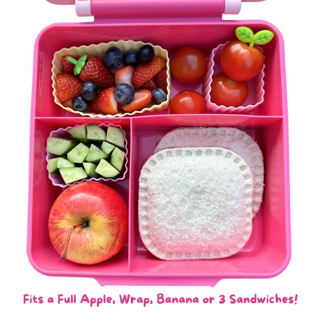 Mum Made Yum Maxi Bento Lunch Box   Food Jar - Pink