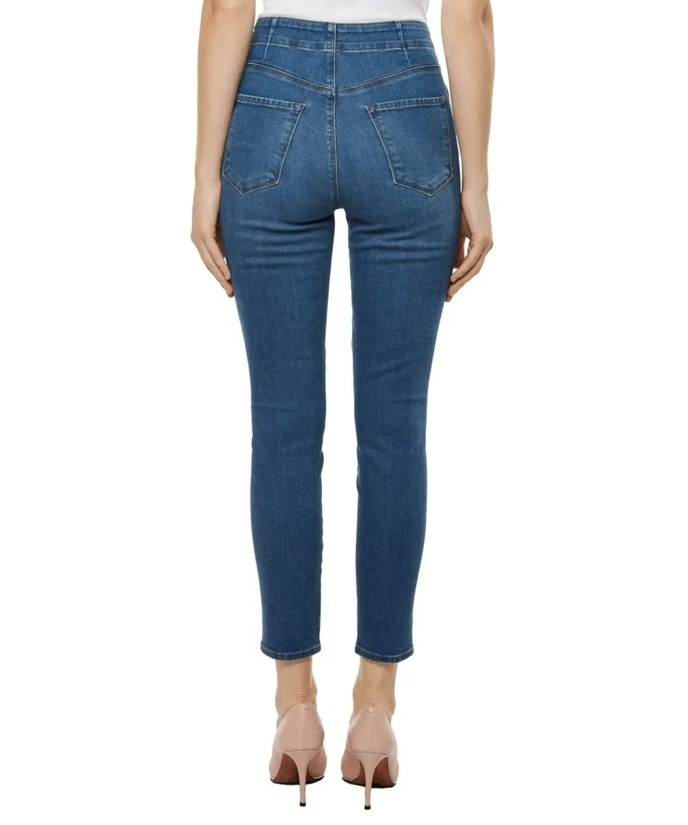 Natasha Sky High Waist Crop Skinny Jean