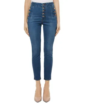 Natasha Sky High Waist Crop Skinny Jean