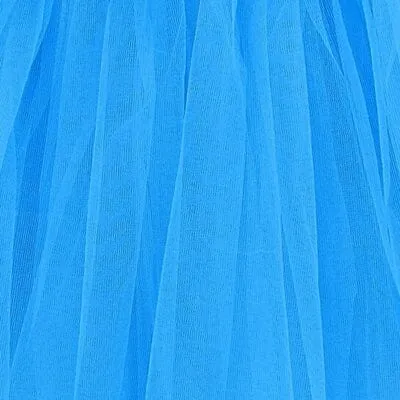 Neon Blue Tutu Skirt for Adult - Women's Size 3-Layer Basic Ballet Costume Dance Tutus