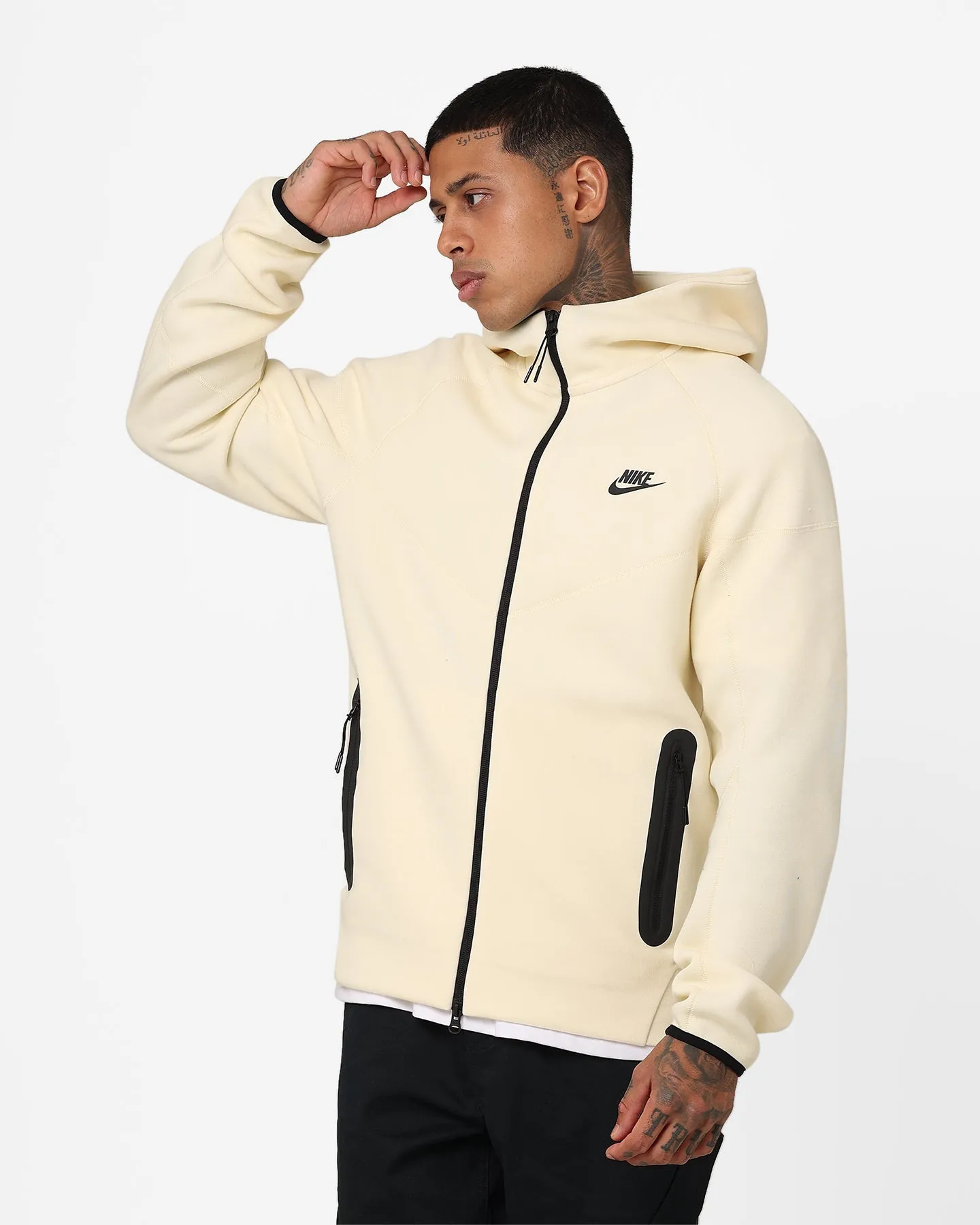 Nike Sportswear Tech Fleece Windrunner Jacket Coconut Milk/Black