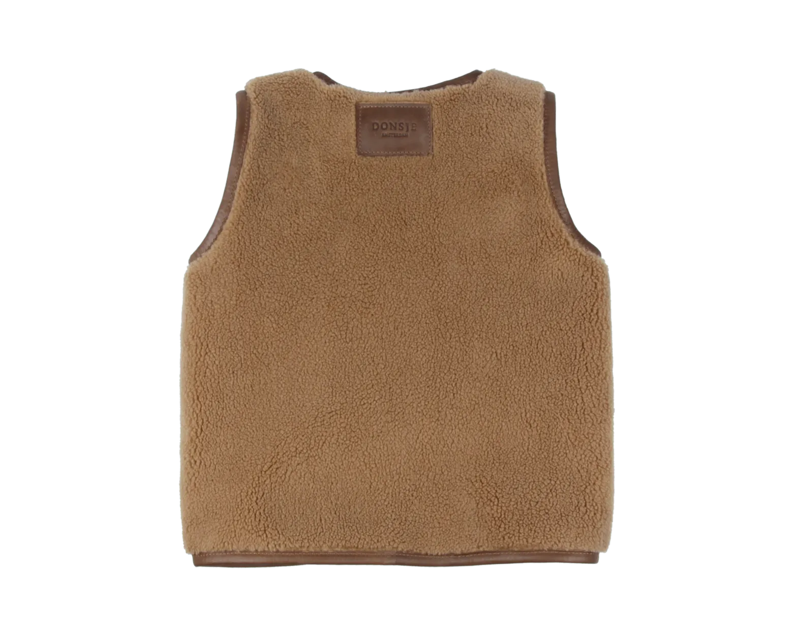 Noa Gilet | Bear | Cognac Classic Leather