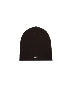 Obey Label Beanie Black