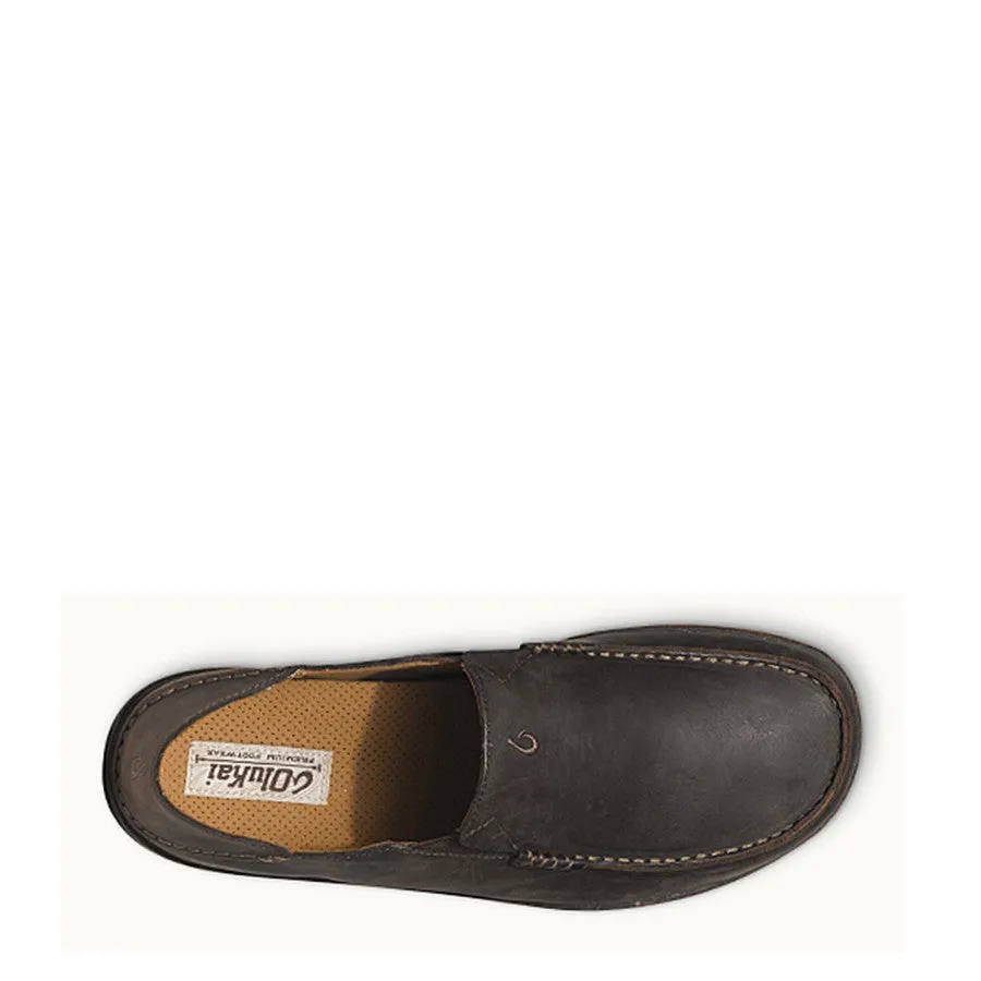 Olukai Men's Moloa Slip On - Dark Wood/Dark Java 10128-6348