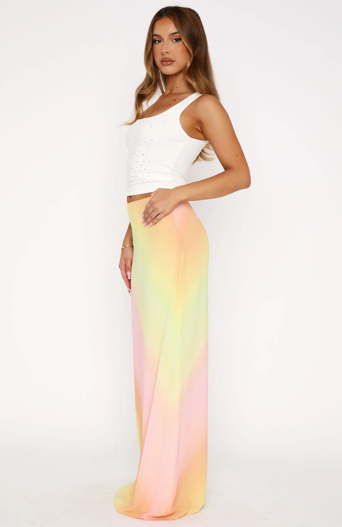 Our Love Maxi Skirt Rainbow