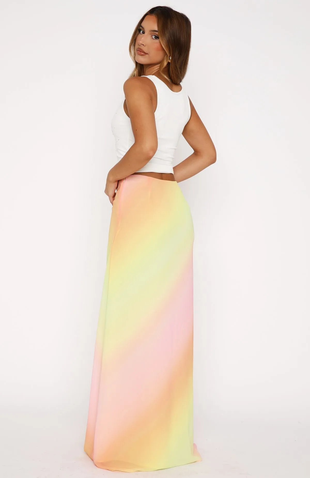 Our Love Maxi Skirt Rainbow