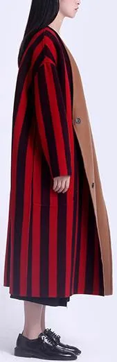 Oversized Reversible Wool Coat