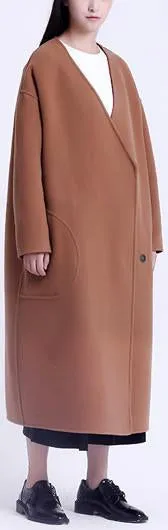 Oversized Reversible Wool Coat