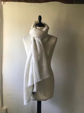 Pale Cream Cashmere Shawl