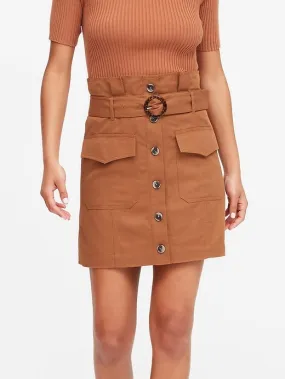 Paperbag Utility Skirt in Sunset Beach