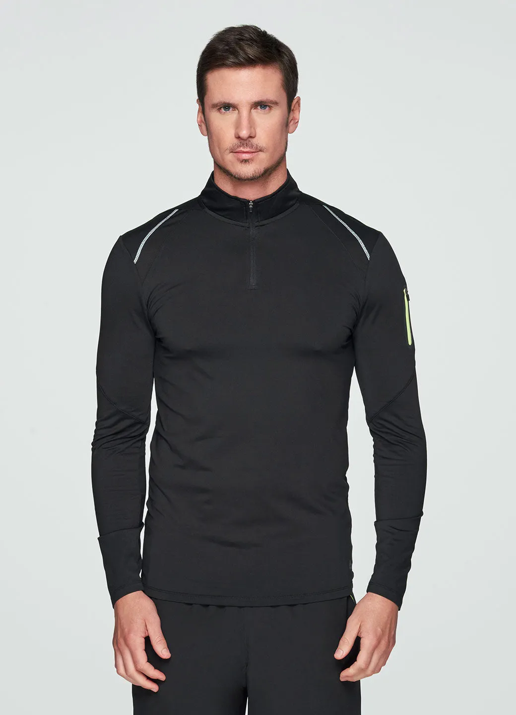 Prime Compression 1/4 Zip Base Layer Tee