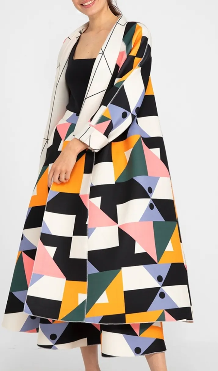 Prism Geometric Overcoat