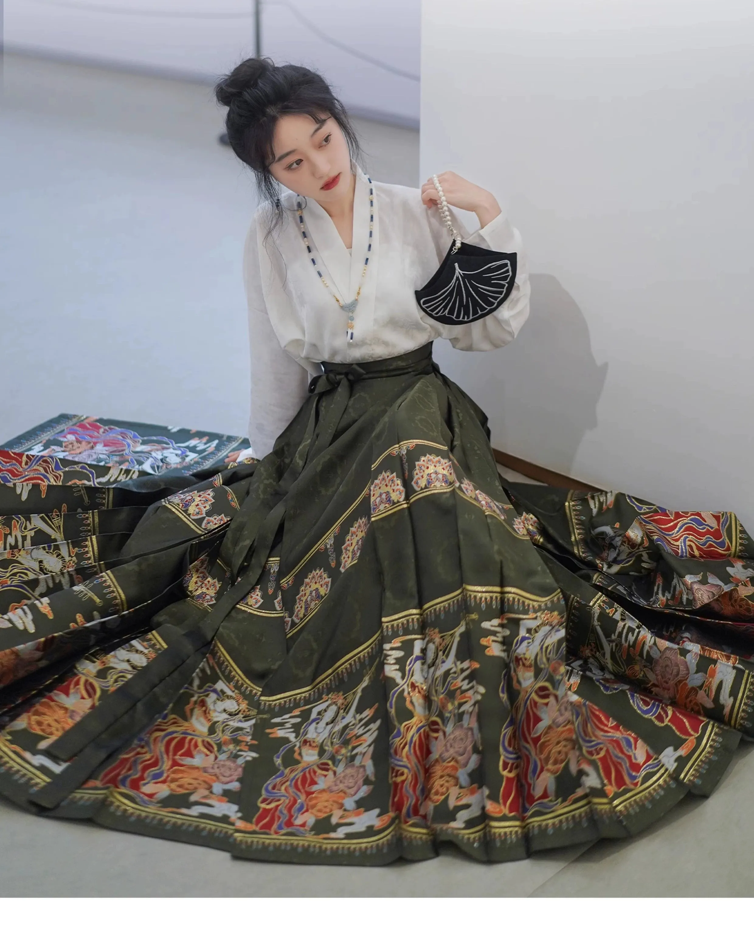 "赵昕冉"Ming- Dynasty Hanfu Set