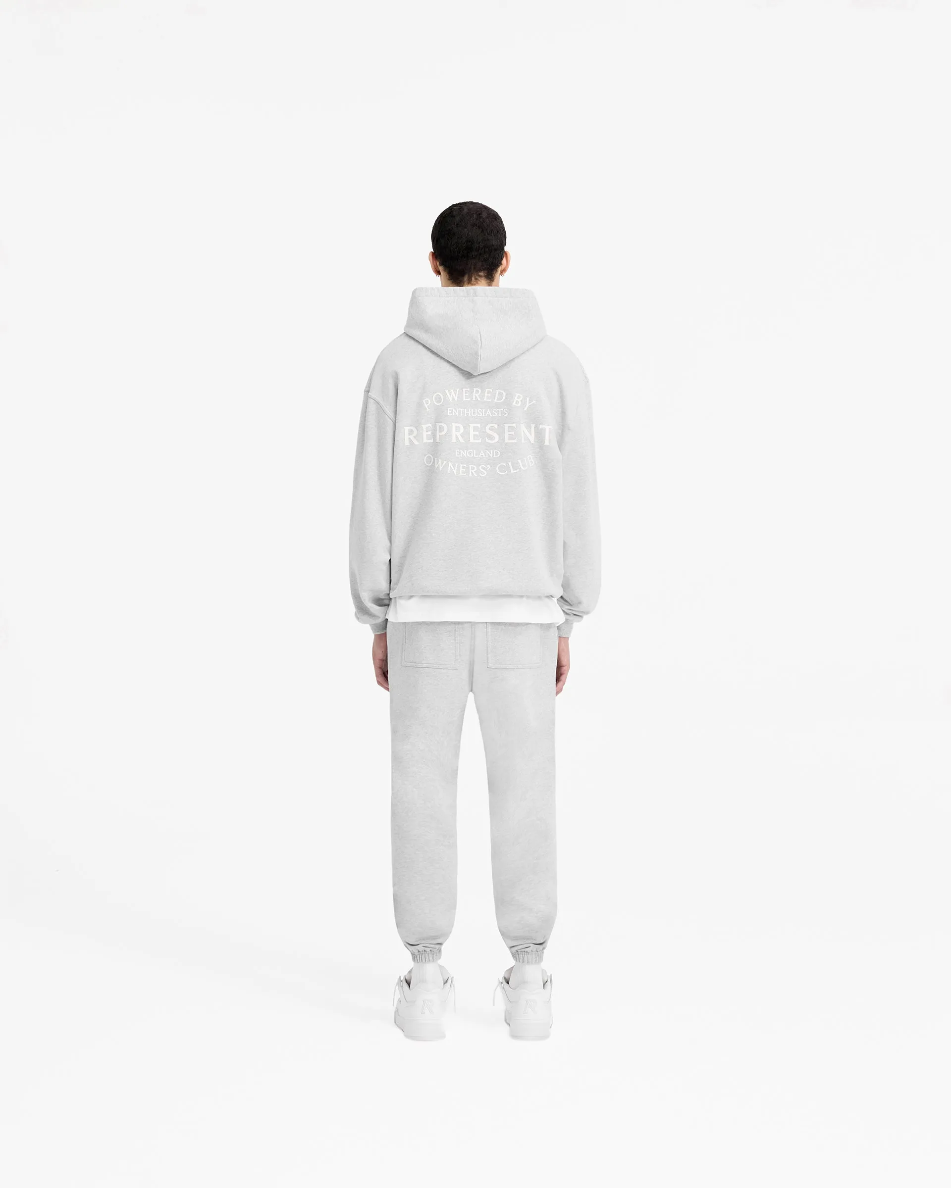 Represent Owners Club Stamp Hoodie - Ash Grey