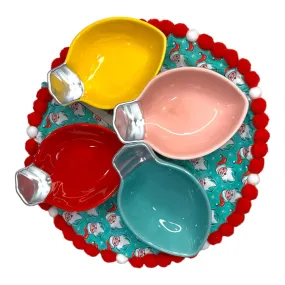 Retro Ceramic Bulb Bowl Set