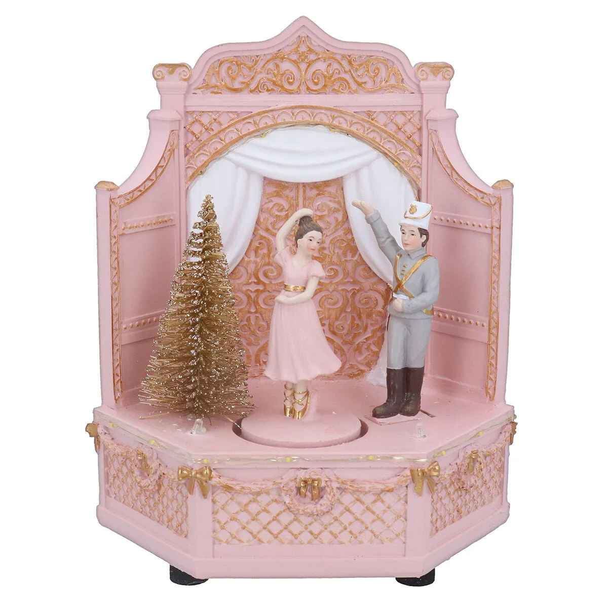 Revoling Ballerina Light Up Music Box