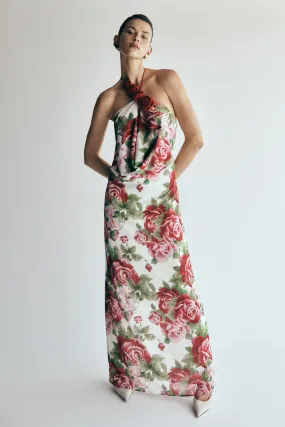 Rosalia Cowl Neck Maxi Dress - Sonia Rose Print